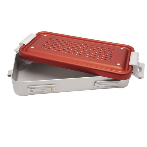 Sterilisationscontainer für Instrumente - PC-003 - Peak Surgicals - Aluminium