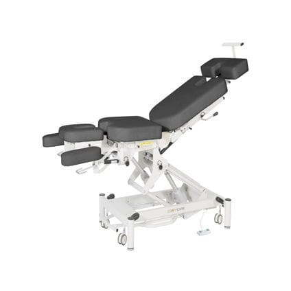 Elektrische chiropraktische Behandlungsliege - ATSU - NHC Medical & Beauty - auf Rollen / mit höhenverstellbarer Rückenlehne / mit Kopfstütze