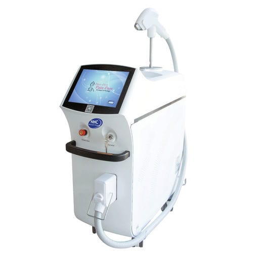 Laser für Epilation - HV 1200 PLUS MAC - NHC Medical & Beauty - Dioden / auf Wagen / Millisekunden