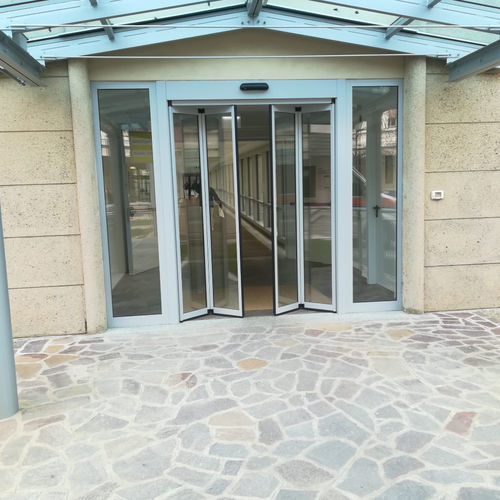 Schutztür - Sesamo - für Krankenhaus / Schiebe / faltbar