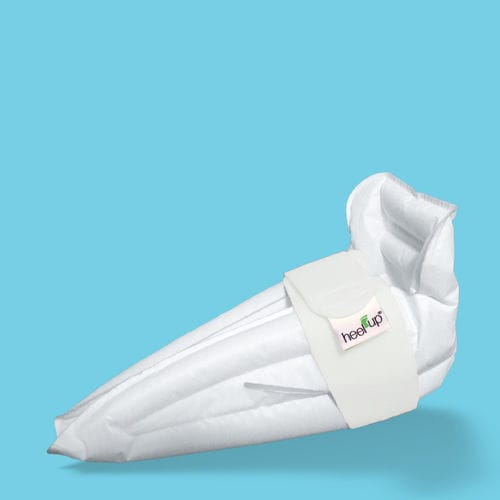 Fersenlagerungskissen - heel up® Kids Medium   - Levabo Medical - zum Stützen der Ferse