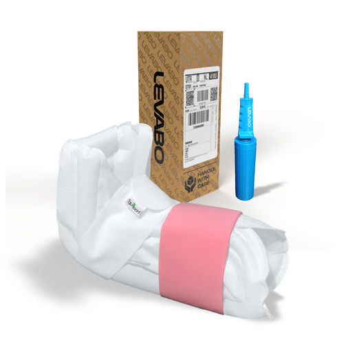 Fersenlagerungskissen - HeelUp FIX Medium  - Levabo Medical - zum Stützen der Ferse / zur Druckentlastung / für Personen mit eingeschränkter Mobilität