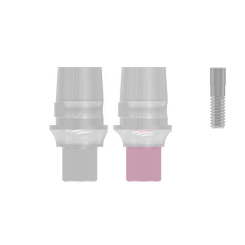 Implantat-Abutment / Titan - WB series - Biosafin - inneres Sechseck / gerade