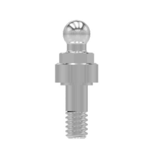 Implantat-Abutment / Titan - MOR33 series - Biosafin - mit Innenverbindung / Kugel / gerade