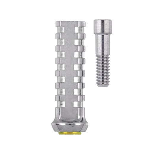 Implantat-Abutment / Titan - MDS series - Biosafin - mit Außenverbindung / gerade / temporär