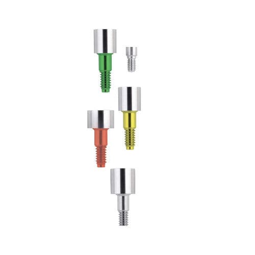 Implantat-Abutment / Titan - MFS series - Biosafin - mit Innenverbindung / Flat-to-flat / gerade