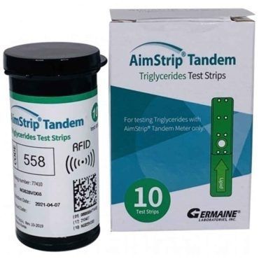 Teststreifen für Diabetes - AimStrip® - Germaine Laboratories - Triglycerid / Lipid / Vollblut