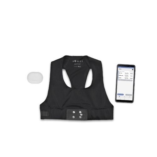 Wearable-Vitalzeichenmonitor - HOWDY SENIOR - Comftech - EKG / Herzfrequenz / Atemfrequenz
