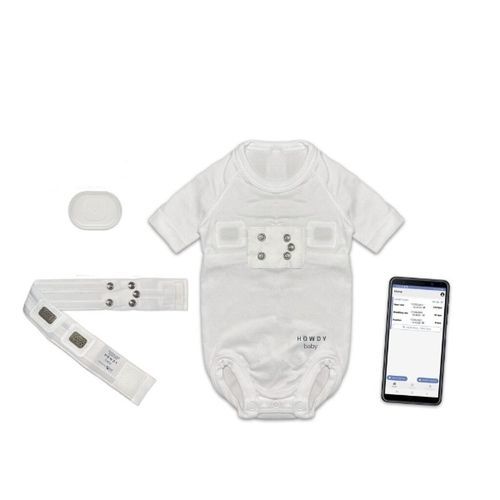 Wearable-Vitalzeichenmonitor - HOWDY - Comftech - EKG / Herzfrequenz / Atemfrequenz