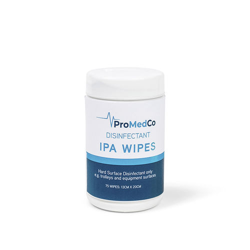 Feuchte Reinigungstücher / für Böden und andere Oberflächen - IPA - ProMedCo - 75er-Packung