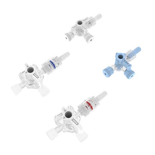 T-Infusionsverbinder - AM0108 - INT Medical Instruments - mit Absperrhahn