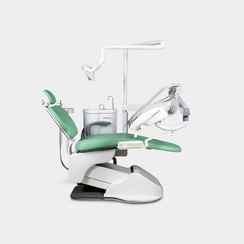Dentaleinheit mit elektromechanischem Stuhl - ADVANCE Rod - Grup Dental Medikal - mit Instrumententräger / mit Licht / grün