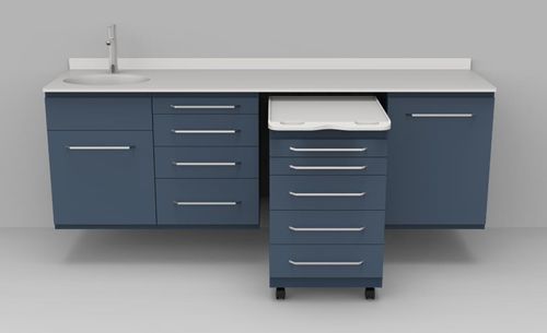 Schrank für zahnärztliche Instrumente - ANEMON 05 - Grup Dental Medikal - wandmontiert / für Zahnarztpraxis / mit Schublade
