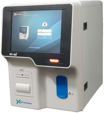 Automatischer Hämatologie-Analysator - SC-60+ - Serachem Diagnostic India Pvt LTD - Tisch / 20 Parameter / mit 5-teiliger Differenzierung