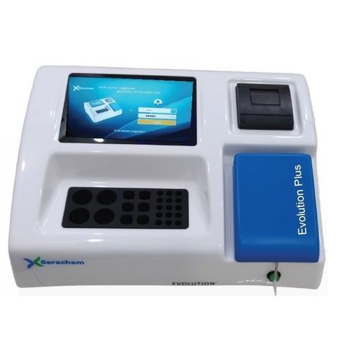 Automatisches biochemisches Analysegerät - Evolution Plus - Serachem Diagnostic India Pvt LTD - Tisch / mit Koagulations Analysator / mit Touchscreen