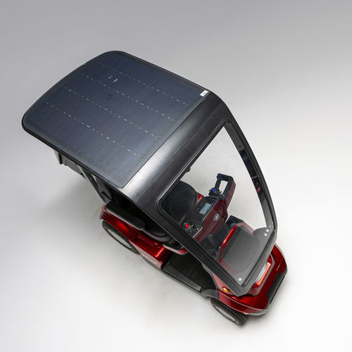 Elektrisches Elektromobil - Afikim Solar  - AFIKIM Electric Vehicles - mit 4 Rädern / Zweisitzer / mit Korb