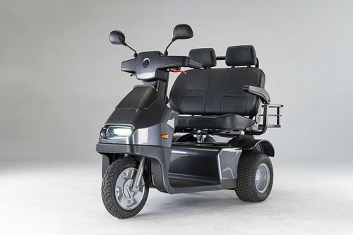 Elektrisches Elektromobil - AFISCOOTER S3  - AFIKIM Electric Vehicles - mit 3 Rädern / Zweisitzer / mit Korb