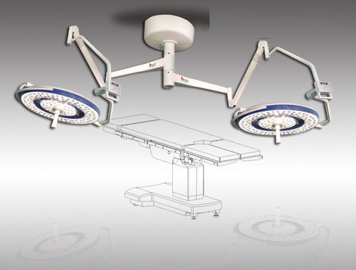 Deckenmontierte OP-Leuchte - HYZ760 series - HYZMED Medical - LED / mit 2 Armen / 96