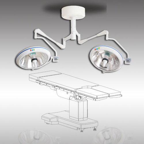 Deckenmontierte OP-Leuchte - F700/700 - HYZMED Medical - Halogen / mit 2 Armen / 93