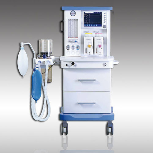 Anästhesiearbeitsplatz für Kinder - S6100 - HYZMED Medical - auf Wagen / mit System zur Ableitung von Anästhesiegasen / mit elektronischem Gasmischer