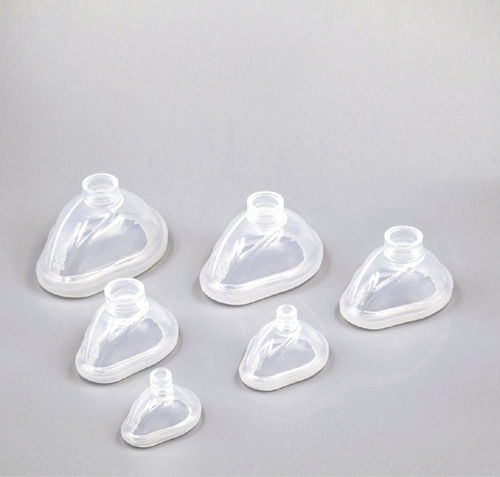 Anästhesiemaske ohne Latex - B303000 - HYZMED Medical - Silikon / transparent / wiederverwendbar