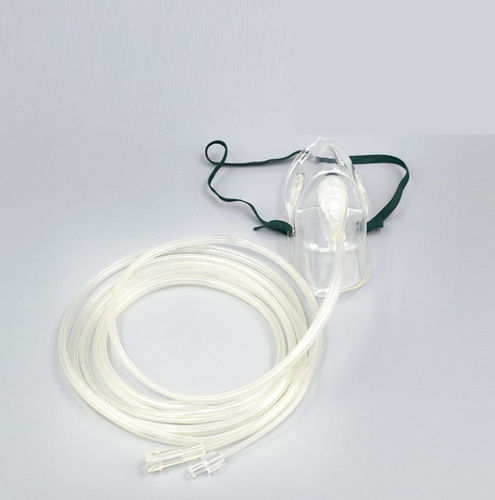 Kapnographie-Sauerstoffmaske - B11200 series - HYZMED Medical - PVC / ohne Latex / transparent