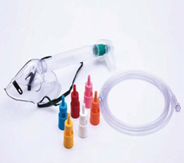 Maske für künstliche Beatmung / PVC - C01 - HYZMED Medical - transparent / verstellbar / Venturi