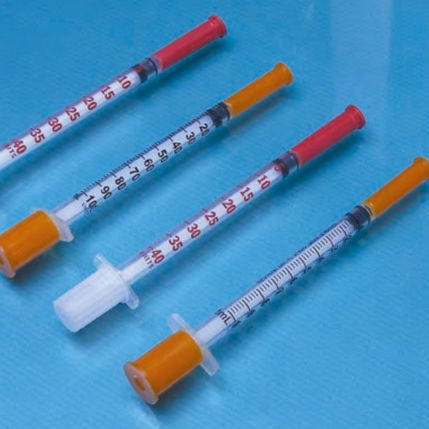 Insulinspritze - S3141 - HYZMED Medical - 1 ml / 0,5 ml / Einweg