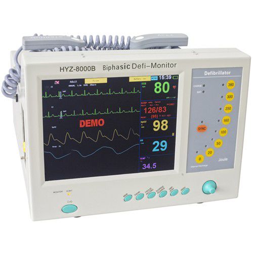 Manueller externer Defibrillator - 9000B - HYZMED Medical - Multiparameter-Monitor / zweiphasig
