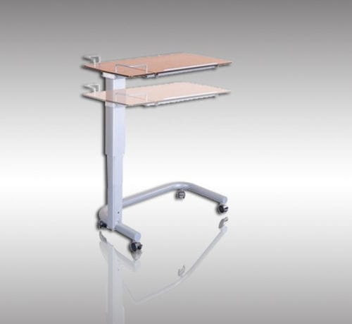 Höhenverstellbarer Betttisch - HYZ5509 - HYZMED Medical - auf Rollen / neigbar / manuelle Bedienung