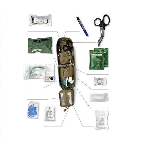 Medizinisches Set / Erste-Hilfe - HYZMED Medical - maßgefertigt / mit Handschuh
