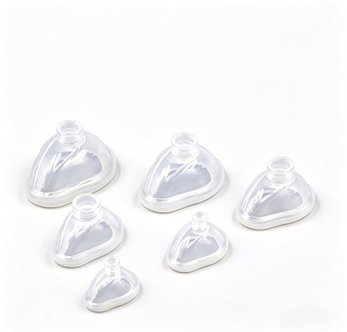 Anästhesiemaske ohne Latex - B30300 series - HYZMED Medical - Silikon / transparent / wiederverwendbar