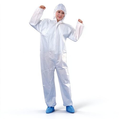 Unisex-Schutzanzug - WM126 - HYZMED Medical - aus Polypropylen / Einweg / weiß