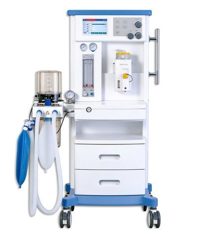 Anästhesiearbeitsplatz für Kinder - S6100D - HYZMED Medical - Rollenstativ / mit System zur Ableitung von Anästhesiegasen / mit elektronischem Gasmischer