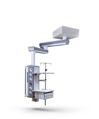 Deckenmontierter Verteilerarm - SS90 - HYZMED Medical - für Intensivpflege / mit Gelenk / mit Einfacharm