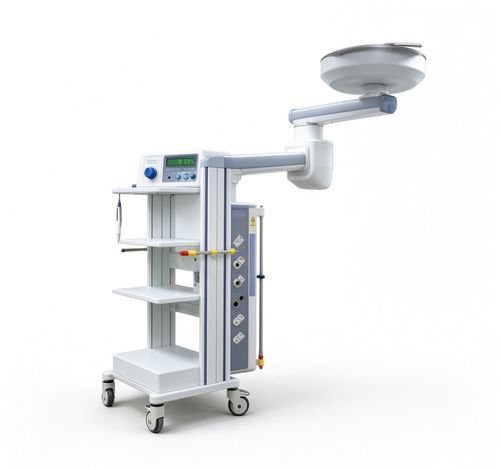 Verteilerarm auf Wagen - DS240 - HYZMED Medical - für Intensivpflege / mit Gelenk / mit Einfacharm
