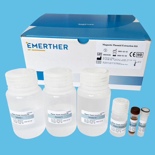 Magnetkugeln-Reagenzkit - EmerTher® Plasmid DNA Purification Kit - The EmerTher Company - für DNA-Extraktion / für DNA-Sequenzierung / Bakterien