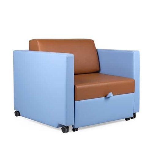 Sessel für Wartezimmer - CARE FRONT - FENABEL - verstellbar / auf Rollen / Bett