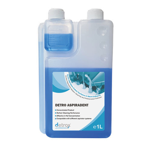 Reinigungsmittel für dentale Absaugsysteme - Detro Aspiradent - Detro Healthcare - schäumend / auf Wasserbasis / 1000 mL