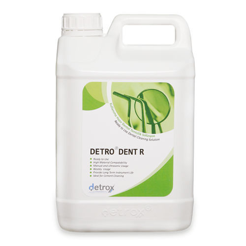 Konzentriertes Reinigungsmittel - Detro Dent R - Detro Healthcare - Säure / flüssig / 5000 mL