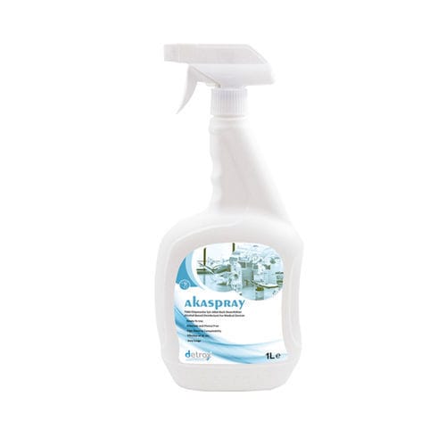 Desinfektionsmittel für medizinische Geräte - Akaspray - Detro Healthcare - für Böden und andere Oberflächen / flüssig / 1000 mL