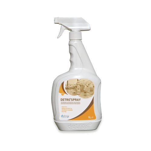 Desinfektionsmittel für medizinische Geräte - Detro Spray - Detro Healthcare - für Böden und andere Oberflächen / flüssig / 1000 mL