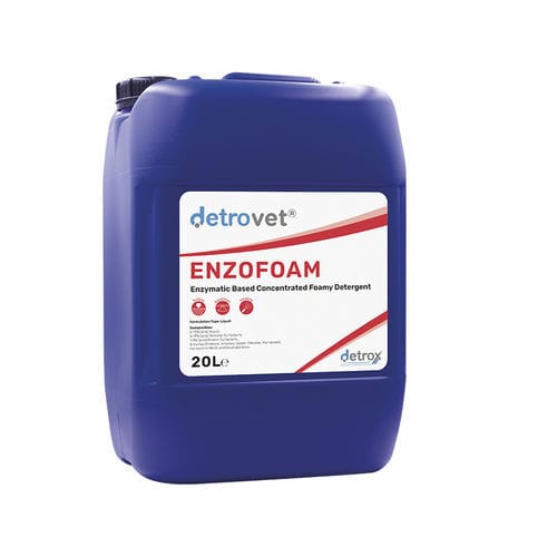 Desinfektionsmittel für Böden und andere Oberflächen - Detrovet Enzofoam - Detro Healthcare - Schaum / 5000 mL / 1000 mL