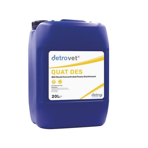 Desinfektionsmittel für Böden und andere Oberflächen - Detrovet QUAT DES - Detro Healthcare - flüssig / 5000 mL / 1000 mL
