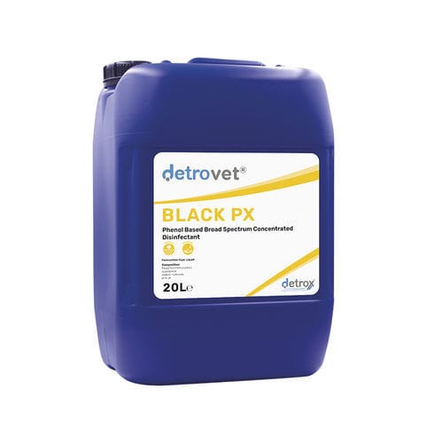 Desinfektionsmittel für Böden und andere Oberflächen - Detrovet Black Px - Detro Healthcare - flüssig / 1000 mL / 5000 mL