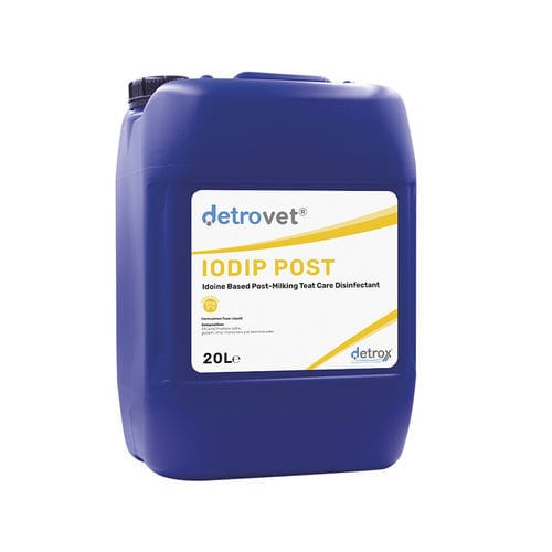 Desinfektionsmittel für Böden und andere Oberflächen - Detrovet Iodip Post - Detro Healthcare - flüssig / 5000 mL / 1000 mL
