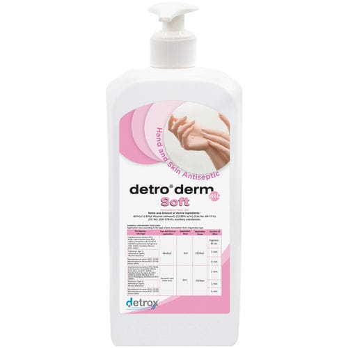 Hydroalkoholische Lösung / 70% - Detro Derm - Detro Healthcare - 500 mL / 250 mL / 100 ml