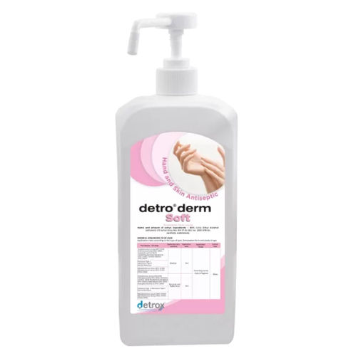 Hydroalkoholische Lösung / 80% - Detro Derm Soft - Detro Healthcare - 500 mL / 250 mL / 100 ml