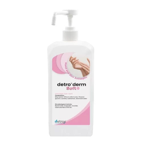 Hydroalkoholische Lösung / 72% - Detro Derm Soft (VET) - Detro Healthcare - 1000 ml / 5000 mL