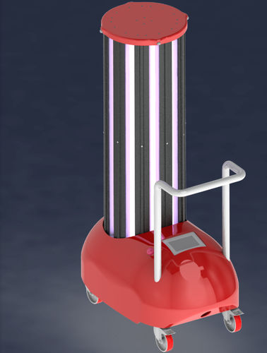 Desinfektionsleuchte - Ladybug ® 100 - AMR distribution - Entkeimung / UV-C / auf Rollen
